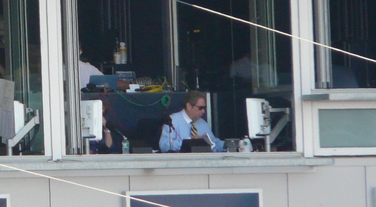 John Sterling broadcasting a game